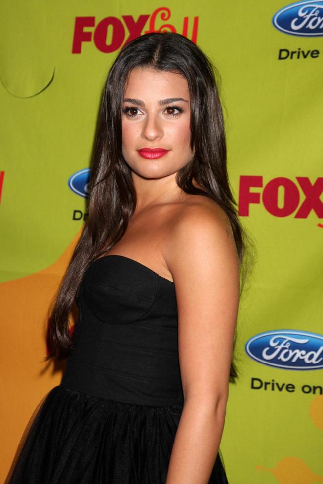 lea michele in arrivo a il foxfall ecocasino festa a boa steakhouse nel ovest los angeles circa su settembre 14 20092009 foto