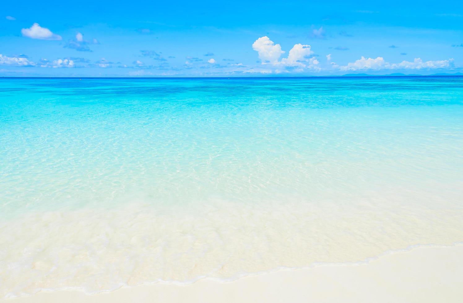 bellissimo sfondo spiaggia tropicale foto