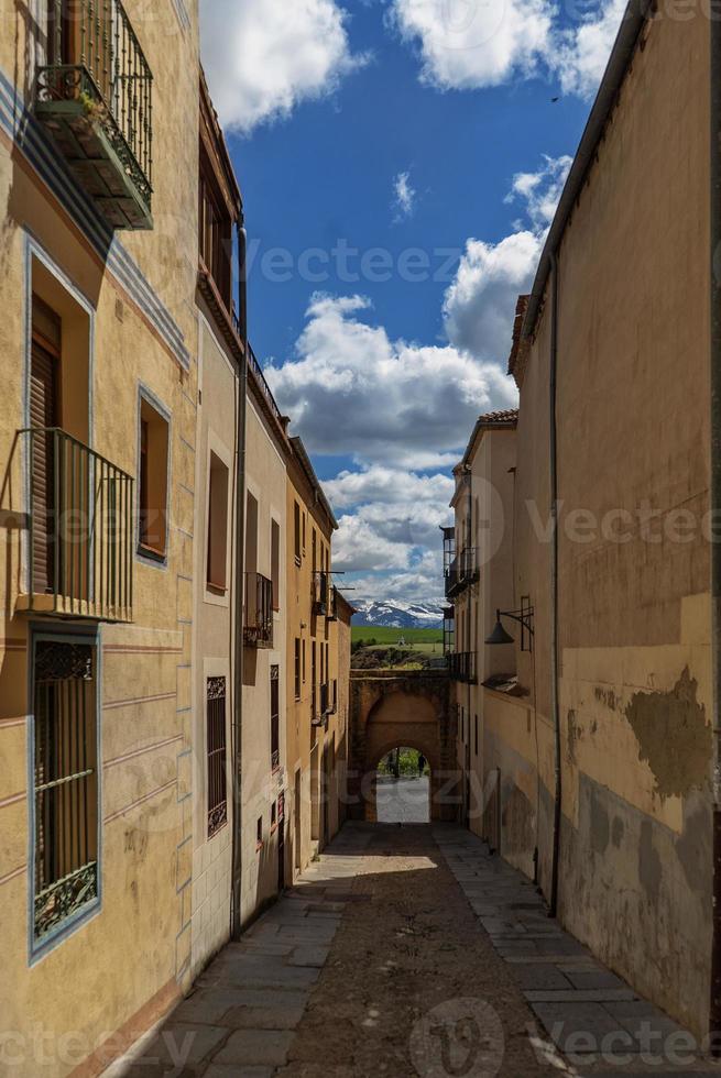 vecchie strade di segovia foto