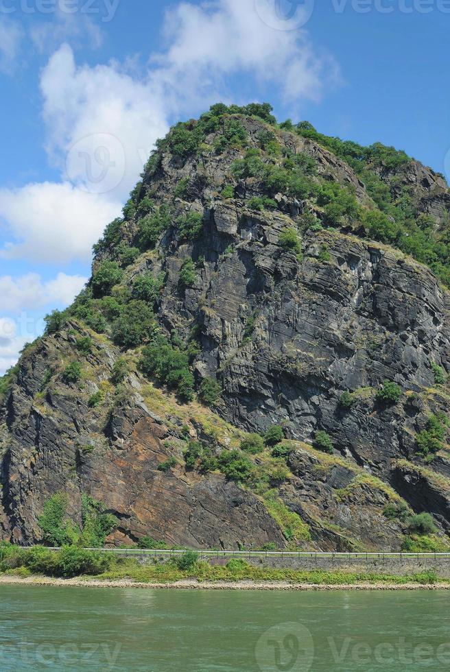 il famoso lorelei roccia, Reno fiume, Germania foto