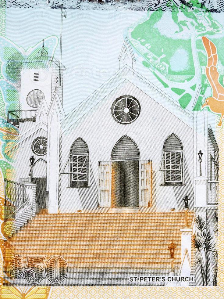 st. di Pietro Chiesa a partire dal bermudiano dollaro foto