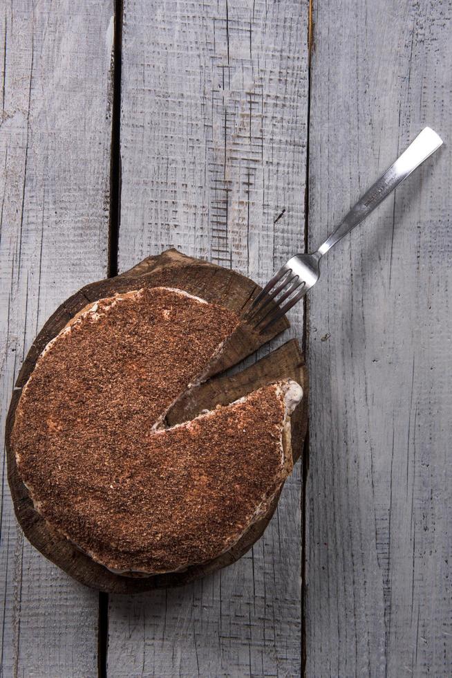 torta di noci fatta in casa foto