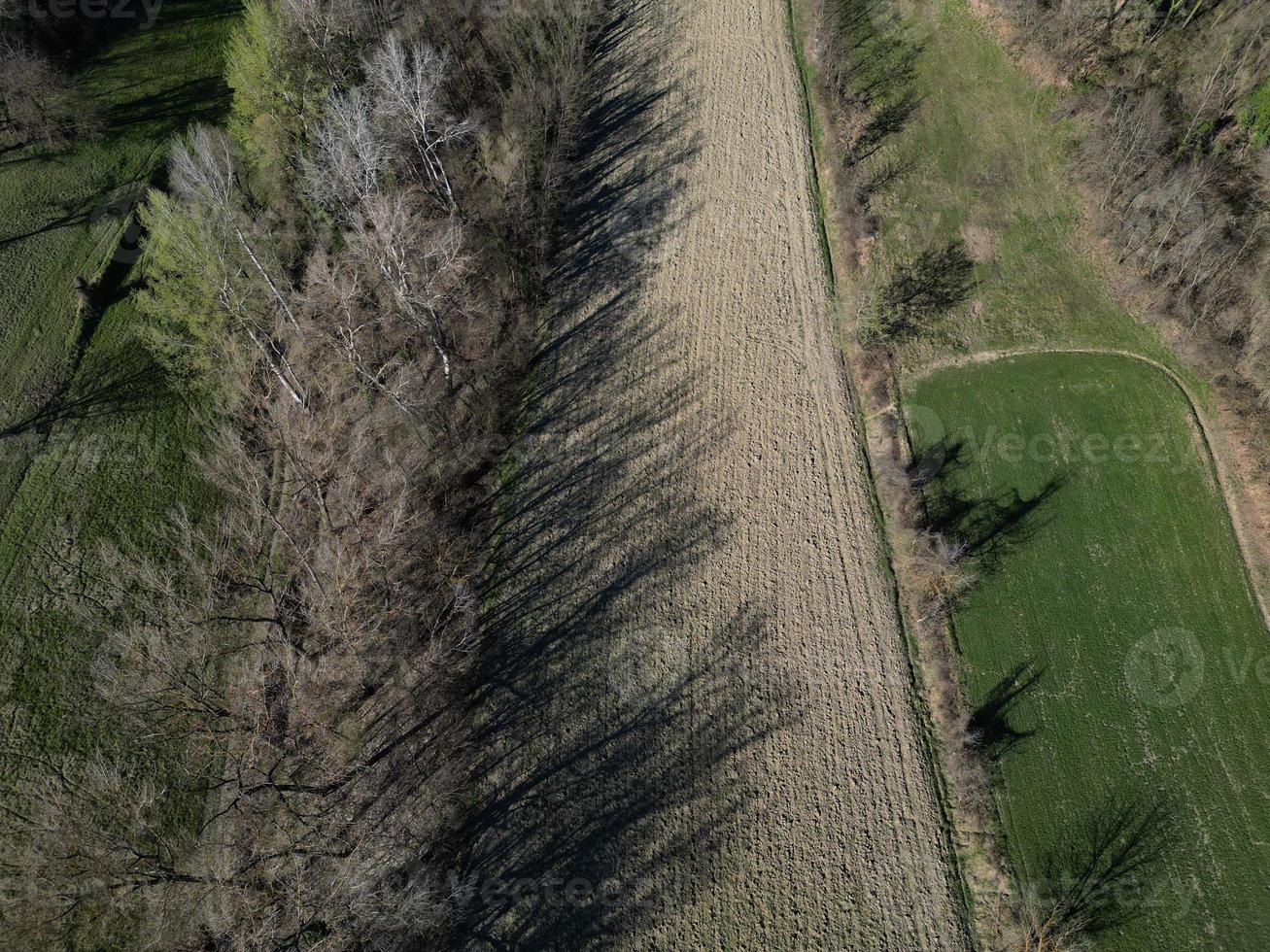 allevato i campi di borghetto di borbera Piemonte Italia villaggio aereo Visualizza panorama paesaggio foto