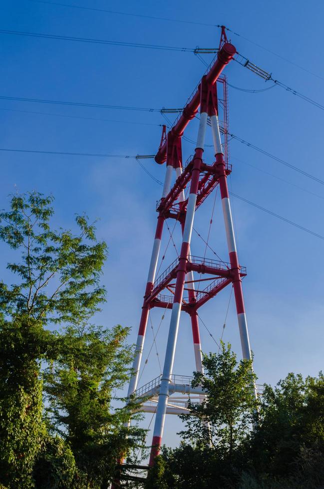 linea elettrica ad alta tensione foto