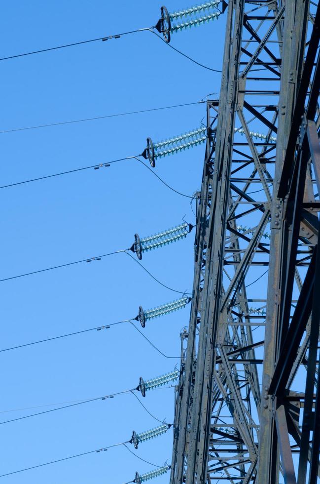 linea elettrica ad alta tensione foto