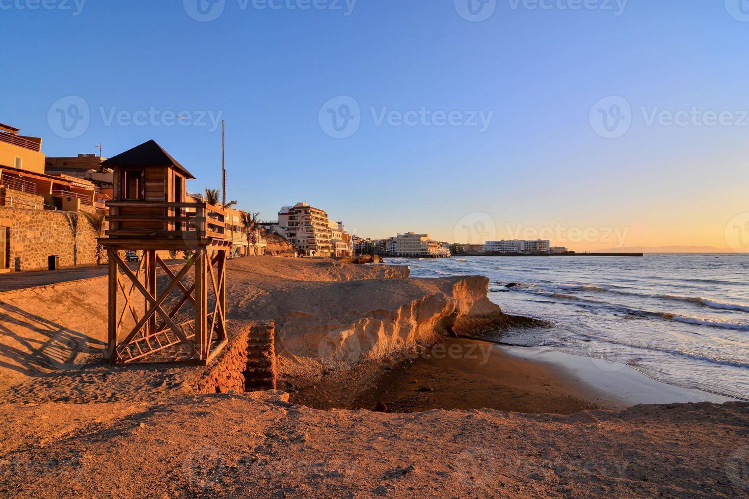 tramonto sul mare foto