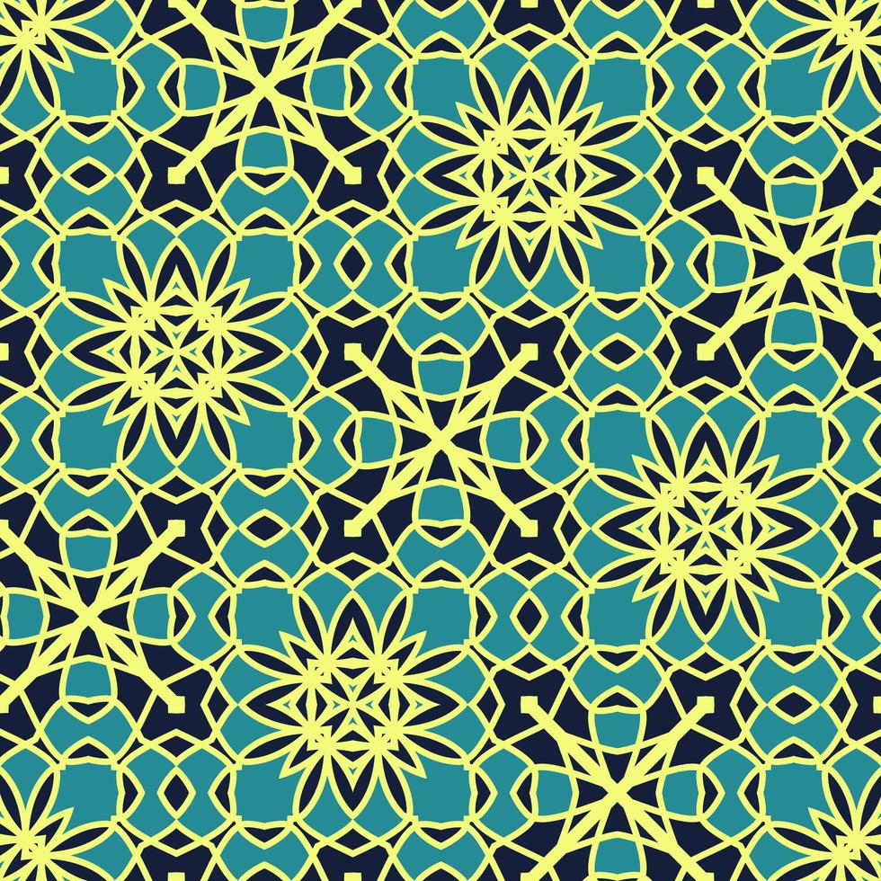 orientale tradizionale modello. ripetuto marocchino croci mosaico piastrelle. lanterna forme motivo. trafori finestra sfondo. arabesco digitale carta, tessile Stampa. senza soluzione di continuità superficie design foto