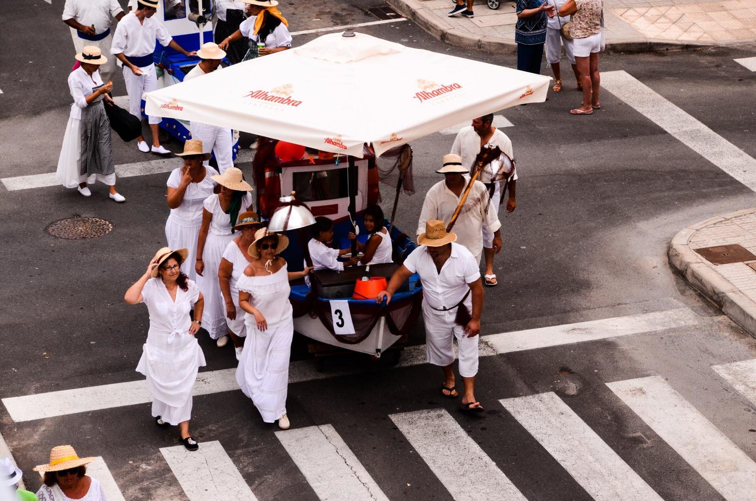 Romeria fiesta partito-spagna 2022 foto