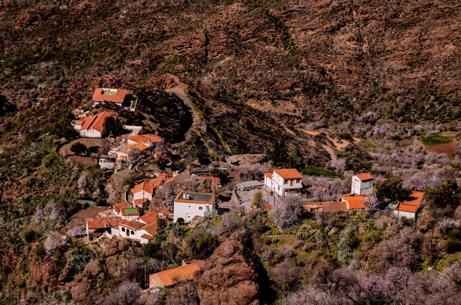 cittadina nel il montagne foto