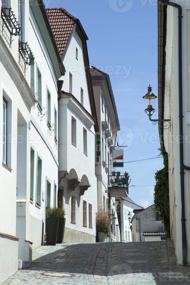 Melk storico cittadina strada e case foto