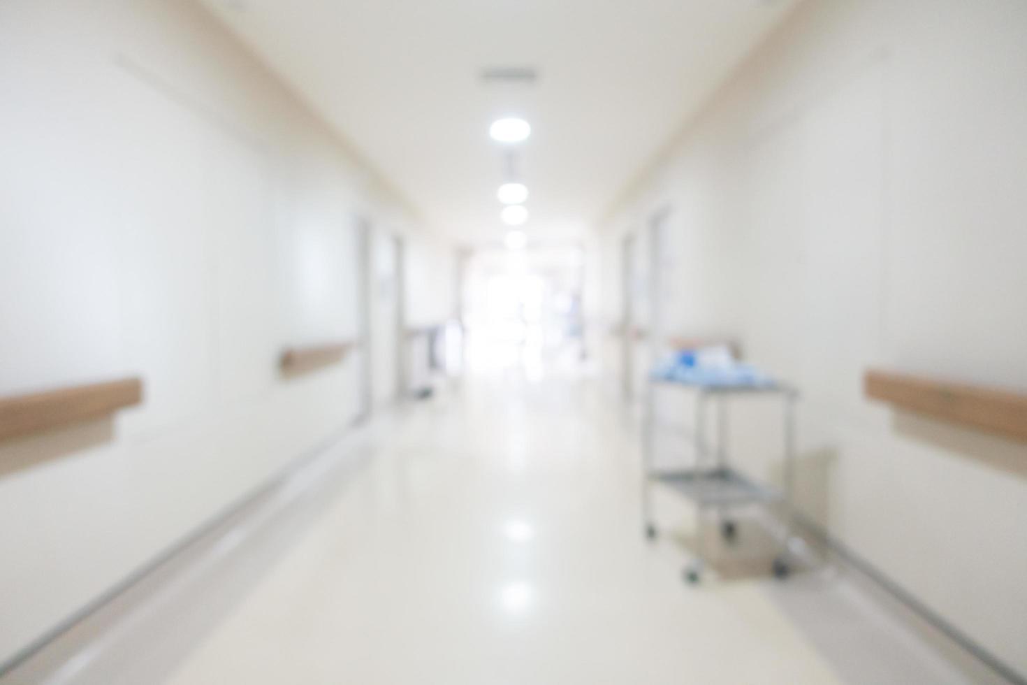 interno dell'ospedale defocused astratto per lo sfondo foto