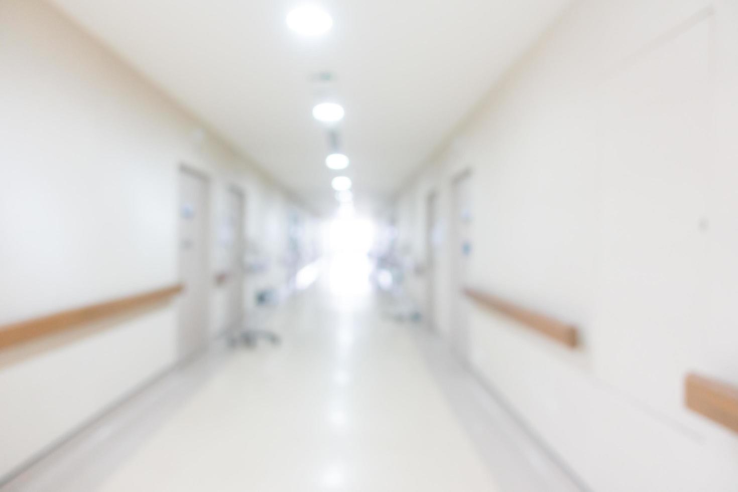 interno dell'ospedale defocused astratto per lo sfondo foto