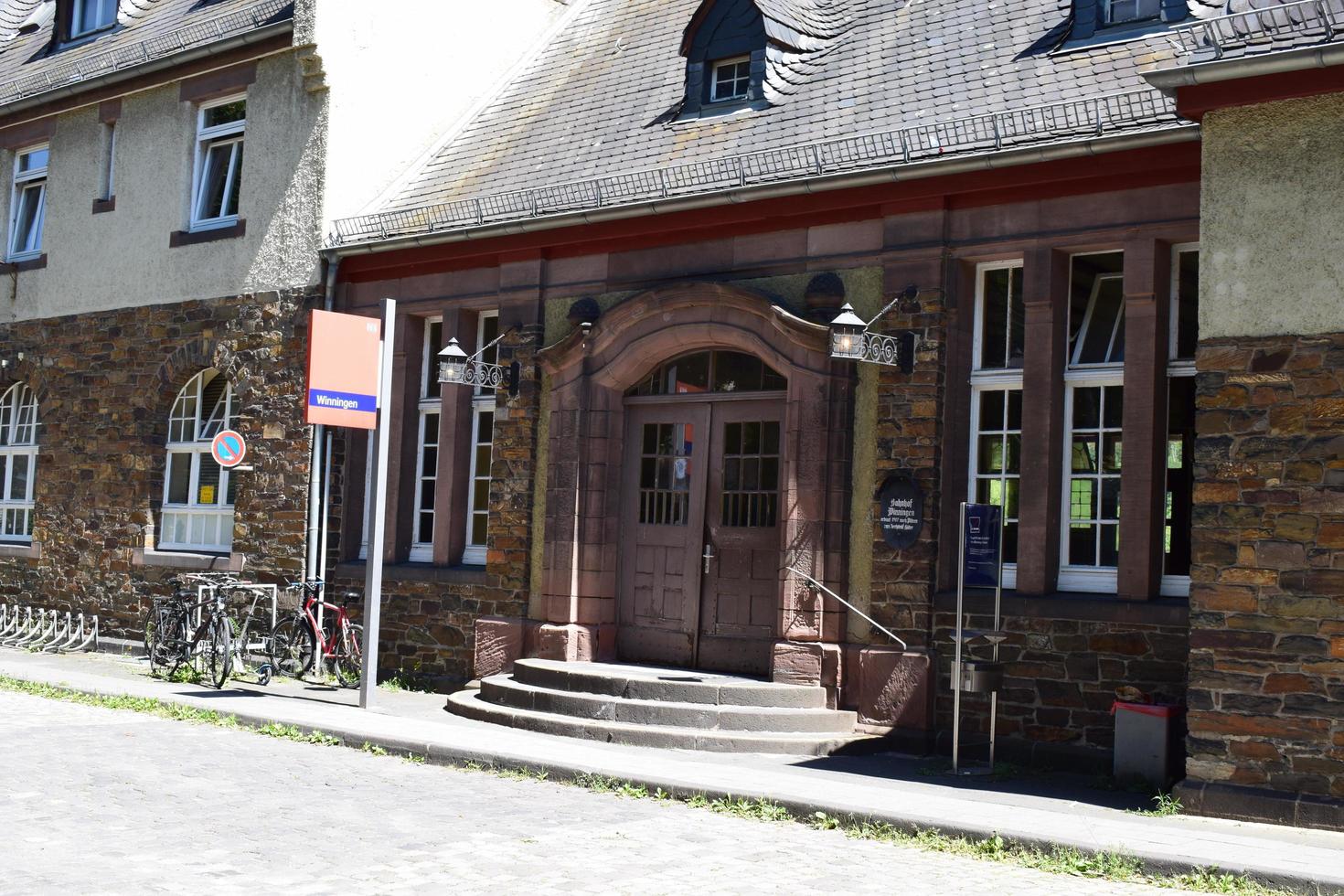 vincente, Germania, 2020 - stazione di winnningen nel mosel valle foto