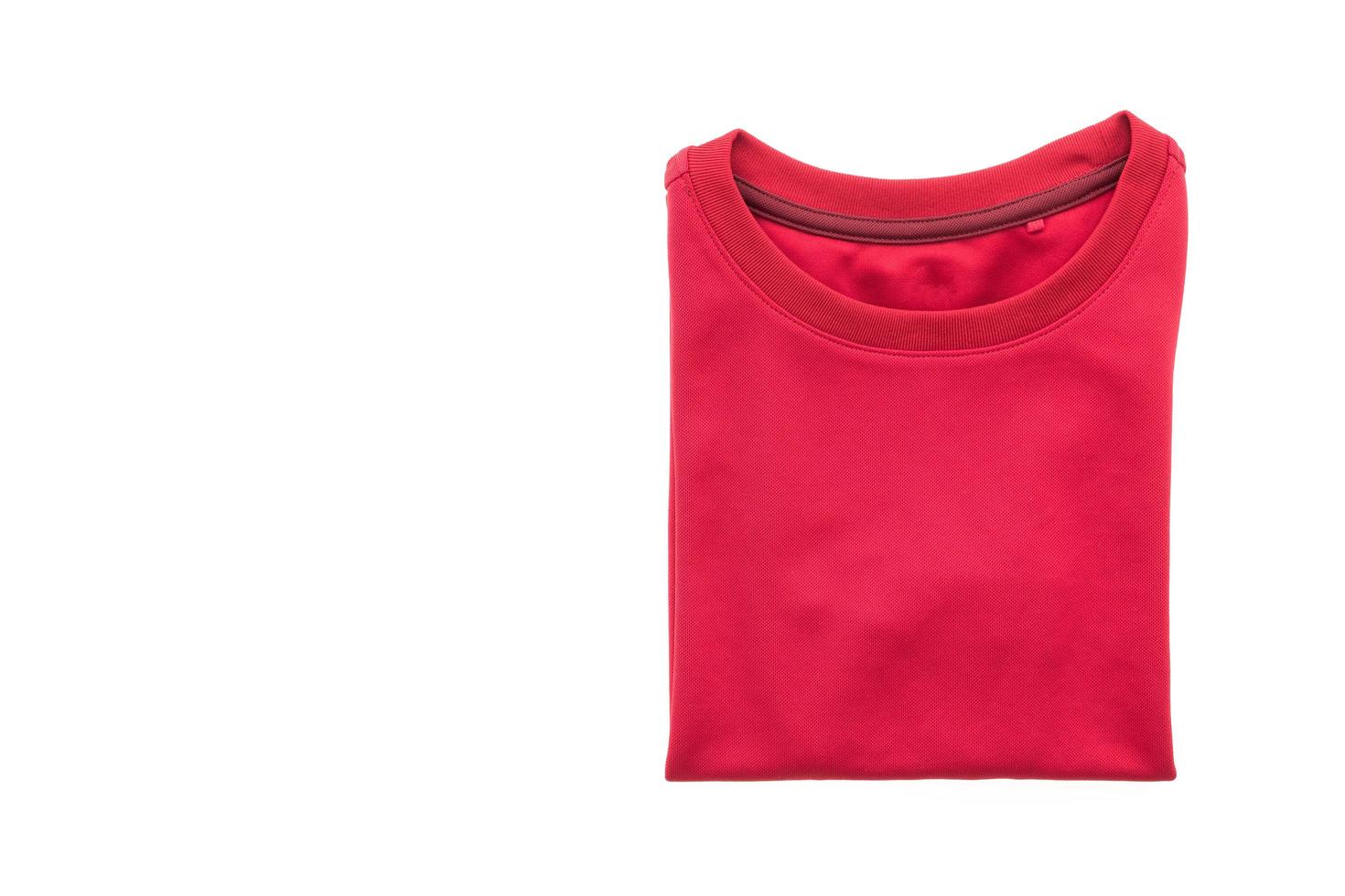 maglietta rossa per abbigliamento foto