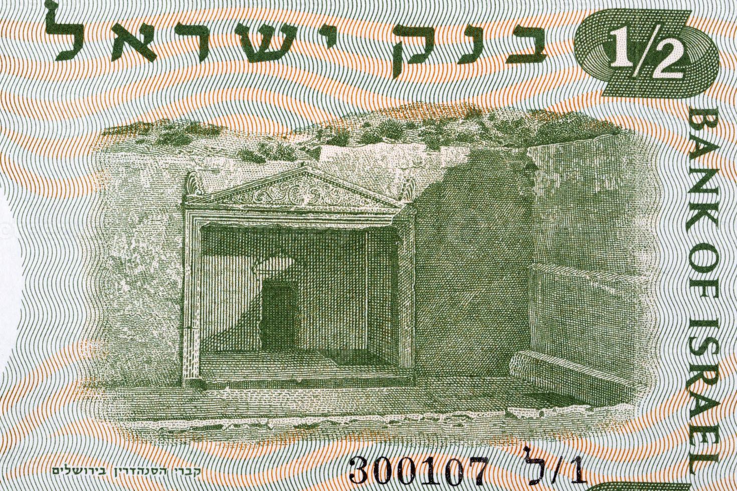 tombe di il sinedrio a partire dal vecchio israeliano i soldi foto