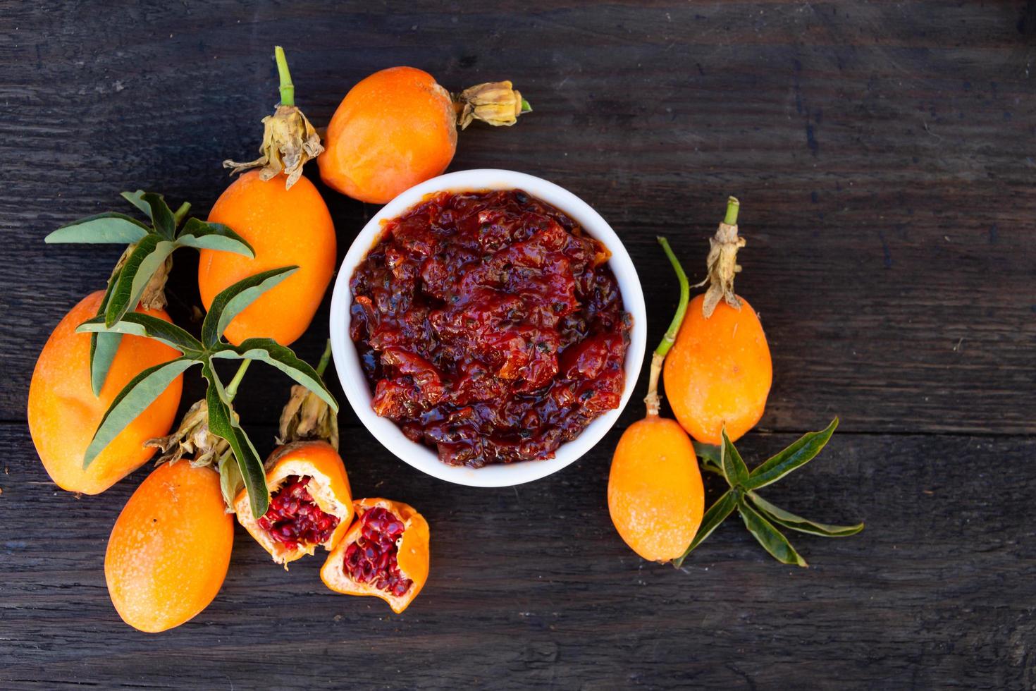 marmellata e passione frutta foto