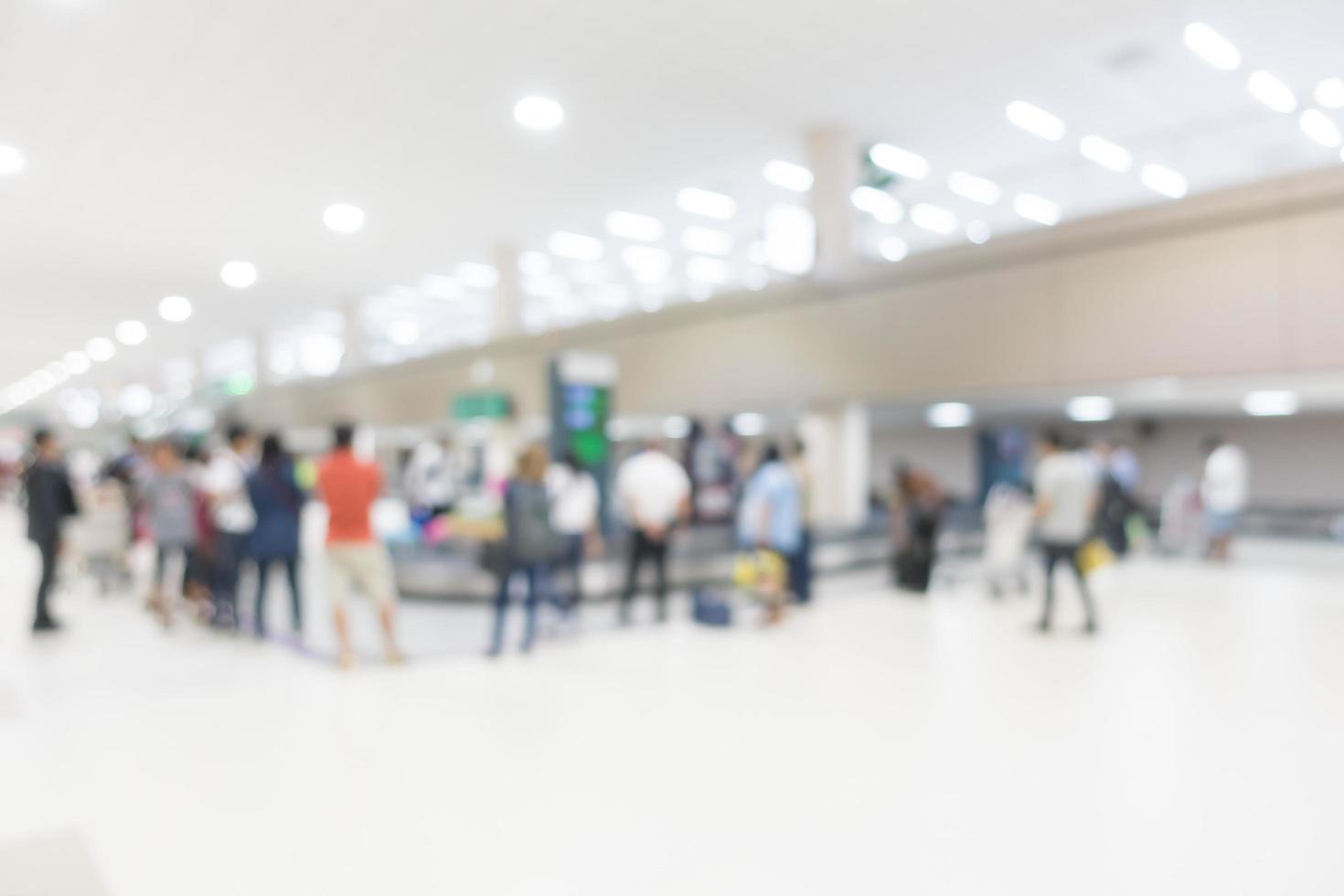 interno aeroporto defocused astratto per lo sfondo foto