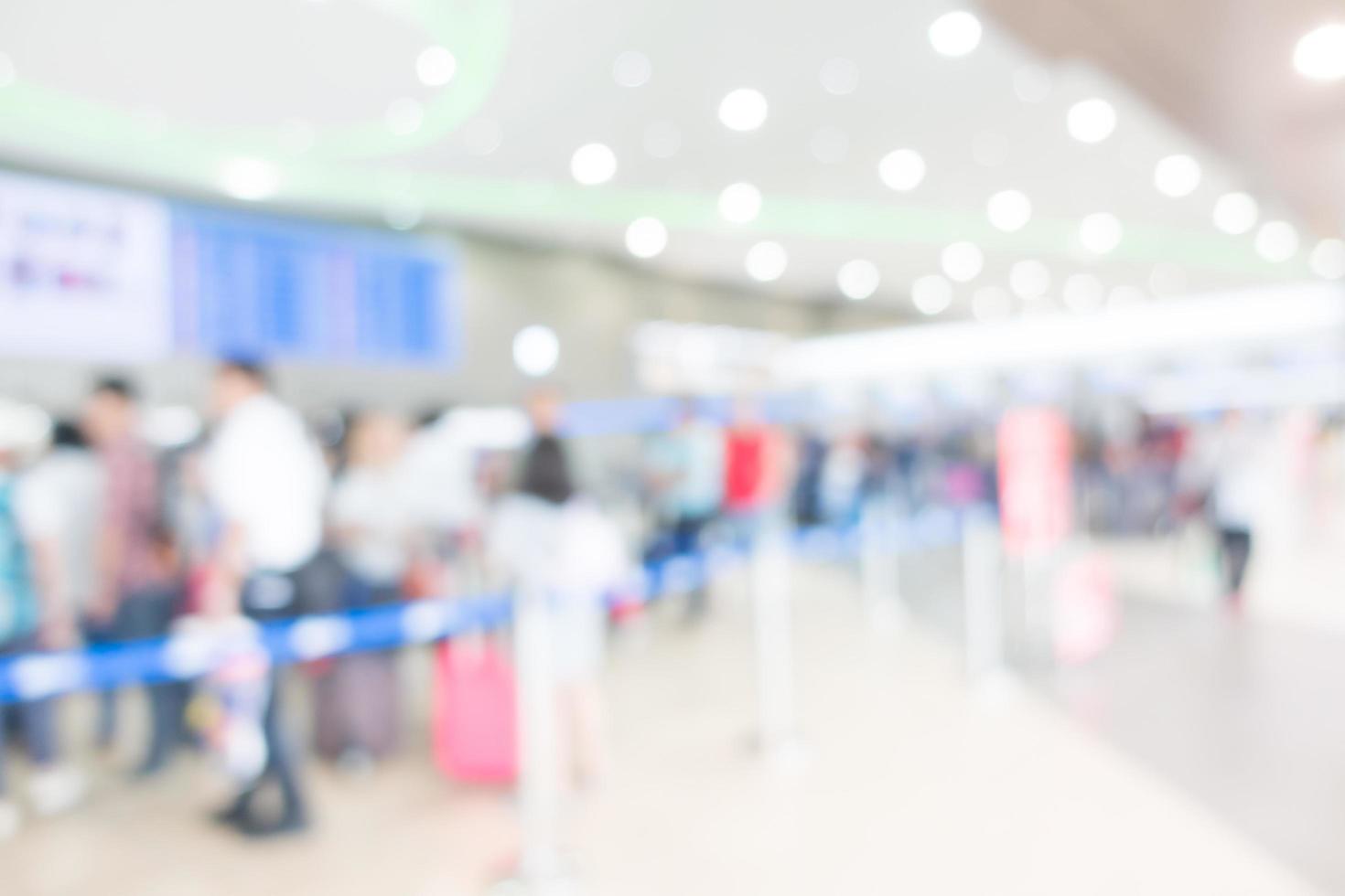 interno aeroporto defocused astratto per lo sfondo foto