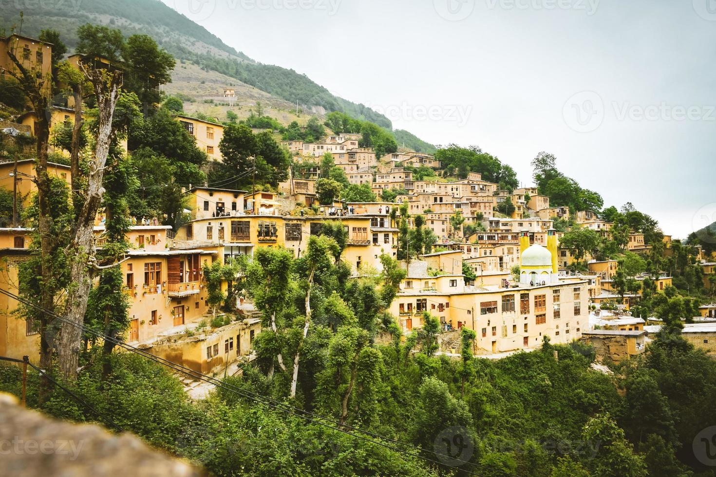 masule, iran, 2022 - case nel tradizionale villaggio di masule nel gilan Provincia foto