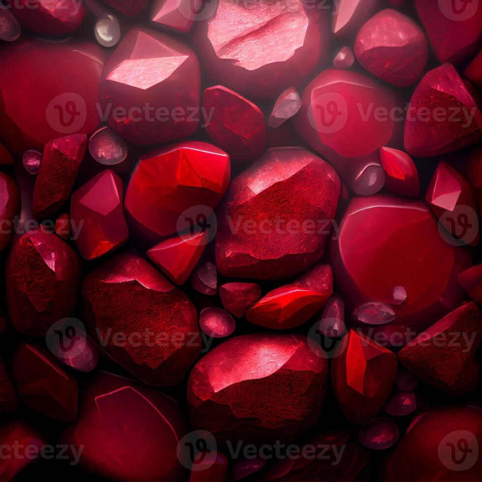 rosso rubino pietra struttura sfondo - ai generato Immagine foto
