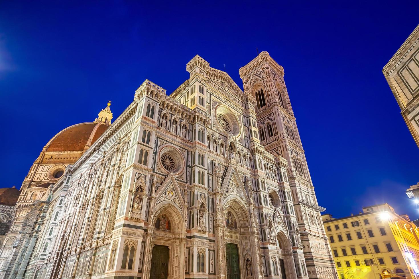 duomo e firenze città skyline del centro paesaggio urbano d'italia foto