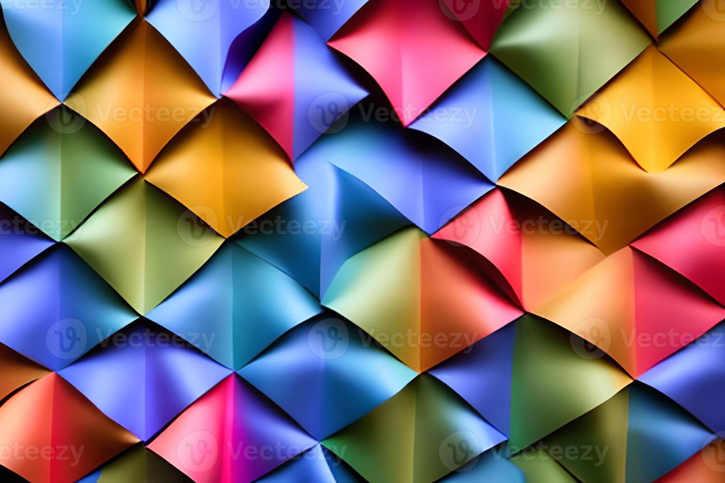 arcobaleno colorato carta tagliare organizzare per bellissimo sfondo sfondo. carta arte arcobaleno carta piegare e tagliare sfondo con 3d effetto, vivace colori, vettore illustrazione e design Materiale elemento. foto