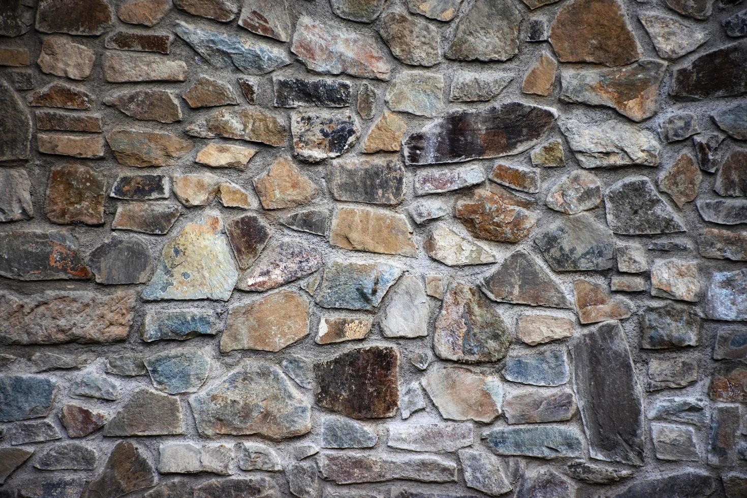 muro di blocchi di pietra foto