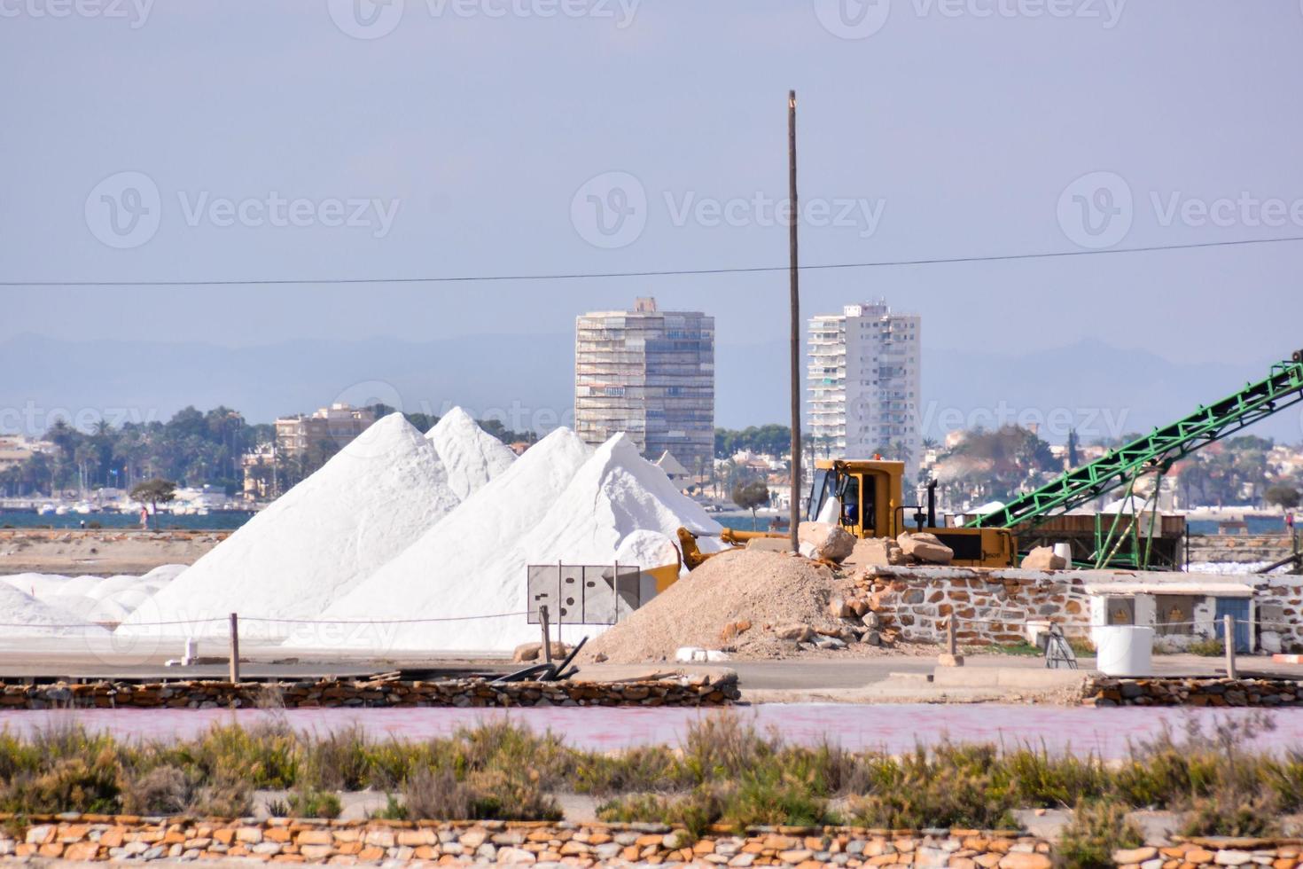 industriale macchinari su il costa foto