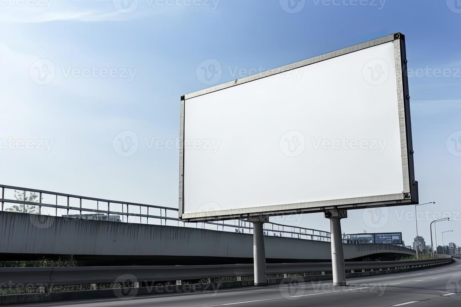 tabellone vuoto per all'aperto pubblicità manifesto foto