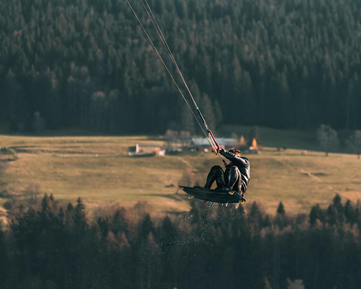 kite surf in svizzera foto