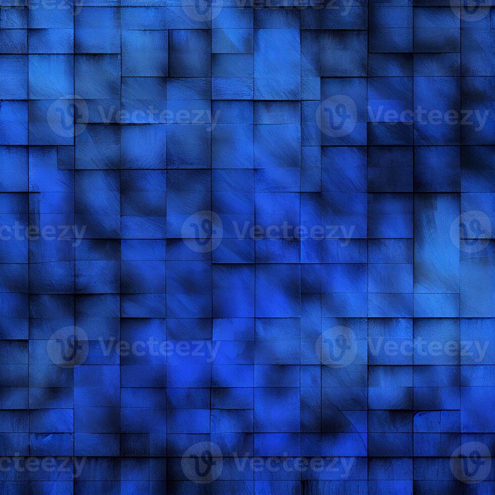 blu sfondo mosaico struttura, blu Vintage ▾ modello - ai generato Immagine foto