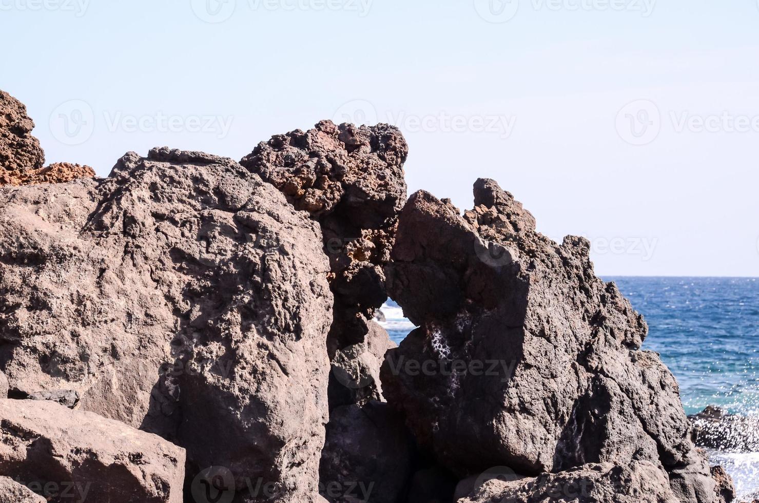 Visualizza di il roccioso paesaggio foto