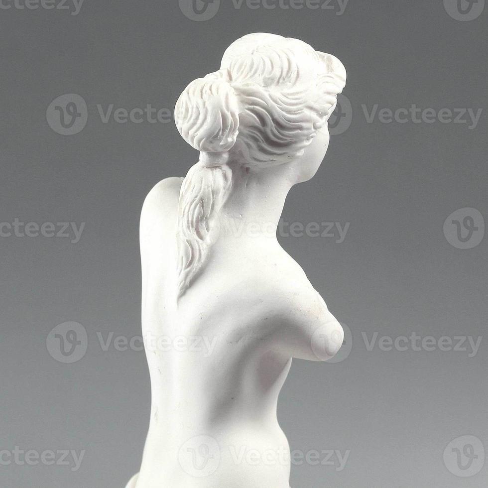 Venere persiana di ventilazione retrò figurine Venere de milo statua gesso greco Venere figurina foto