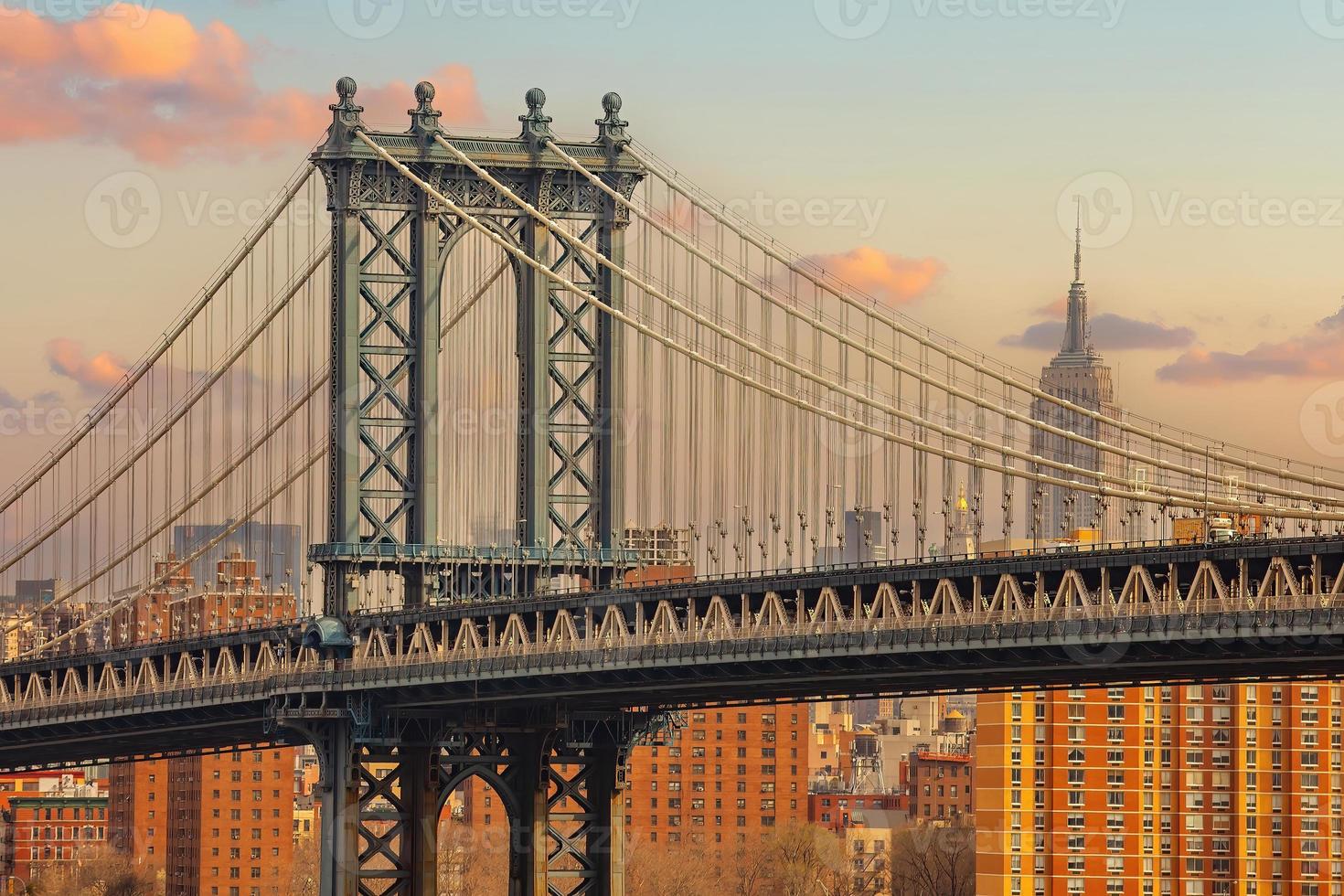 Manhattan ponte nel nuovo York città nel Stati Uniti d'America foto