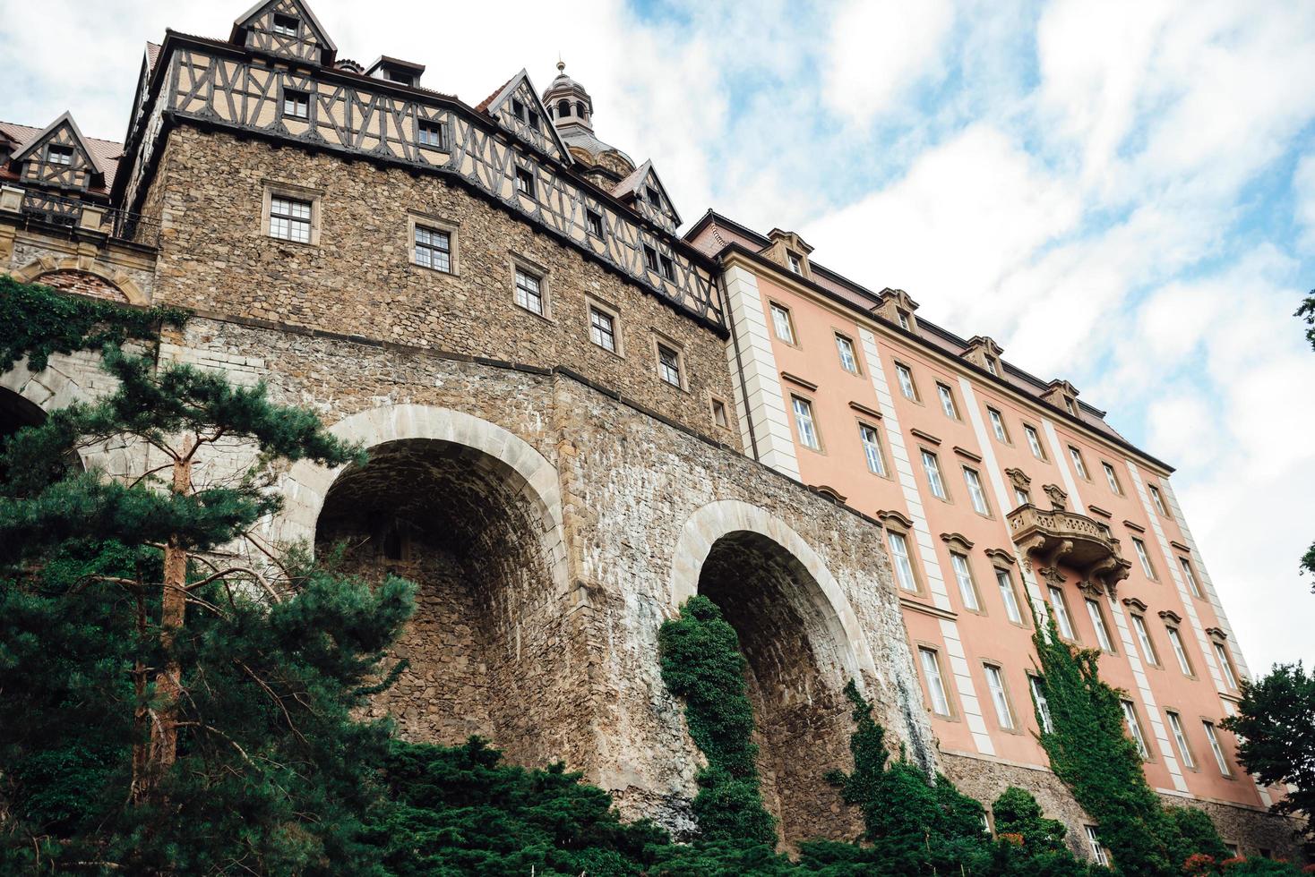 swiebodzice, polonia 2017- castello ksiaz a swiebodzice polonia foto