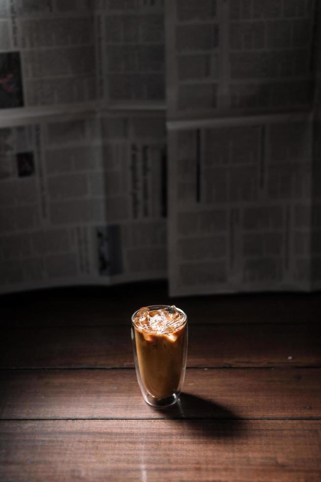 caffè freddo con latte foto