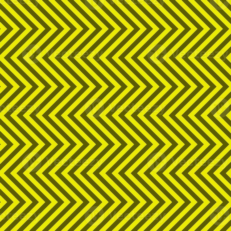 classico oliva verde e giallo gallone senza soluzione di continuità modello. senza soluzione di continuità zig zag modello sfondo. regolare struttura sfondo. adatto per manifesto, opuscolo, volantino, sfondo, carta. foto