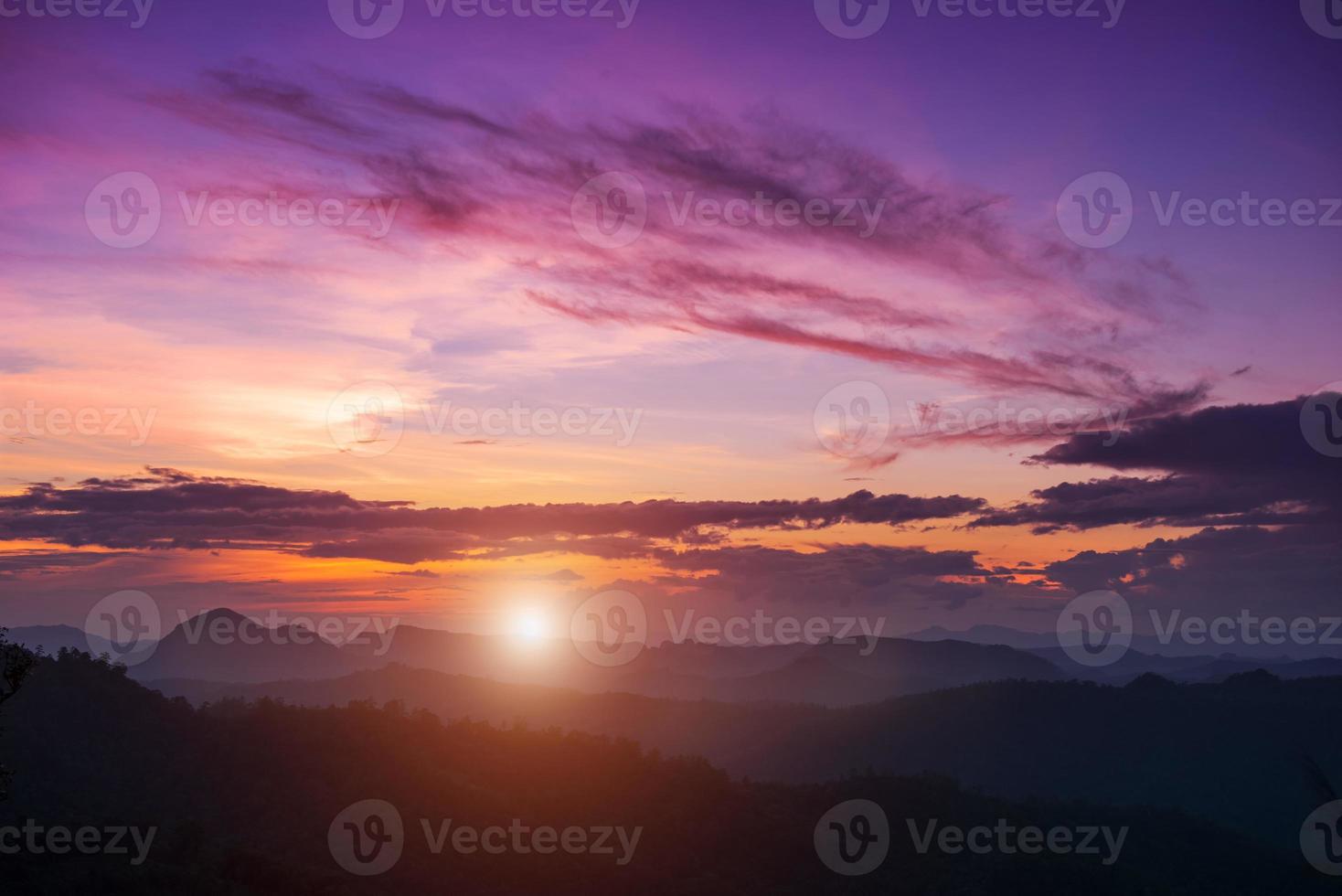 tramonto e crepuscolo cielo foto