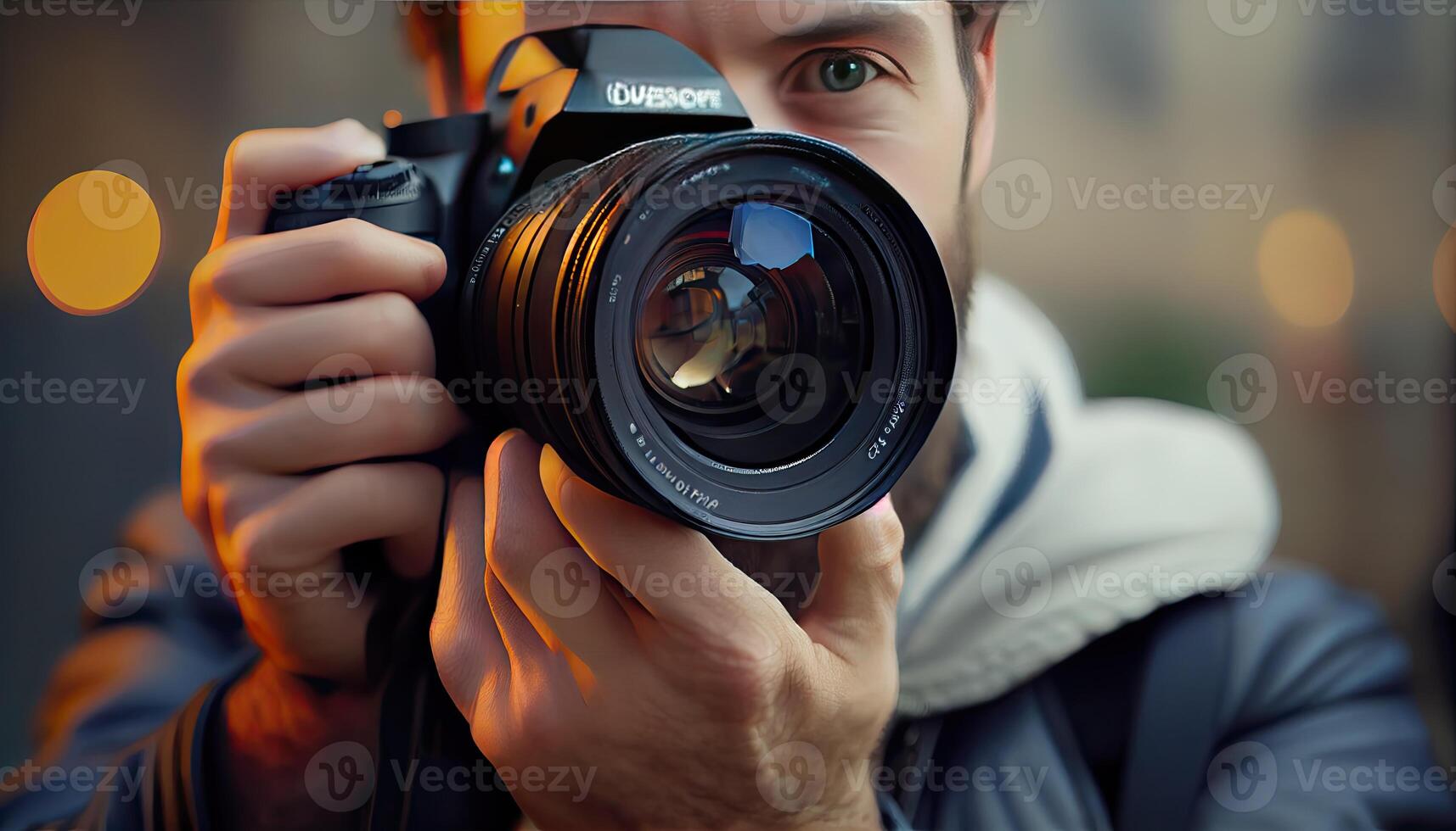 telecamera mondo fotografia giorno, il bellezza di un Immagine ai generato foto