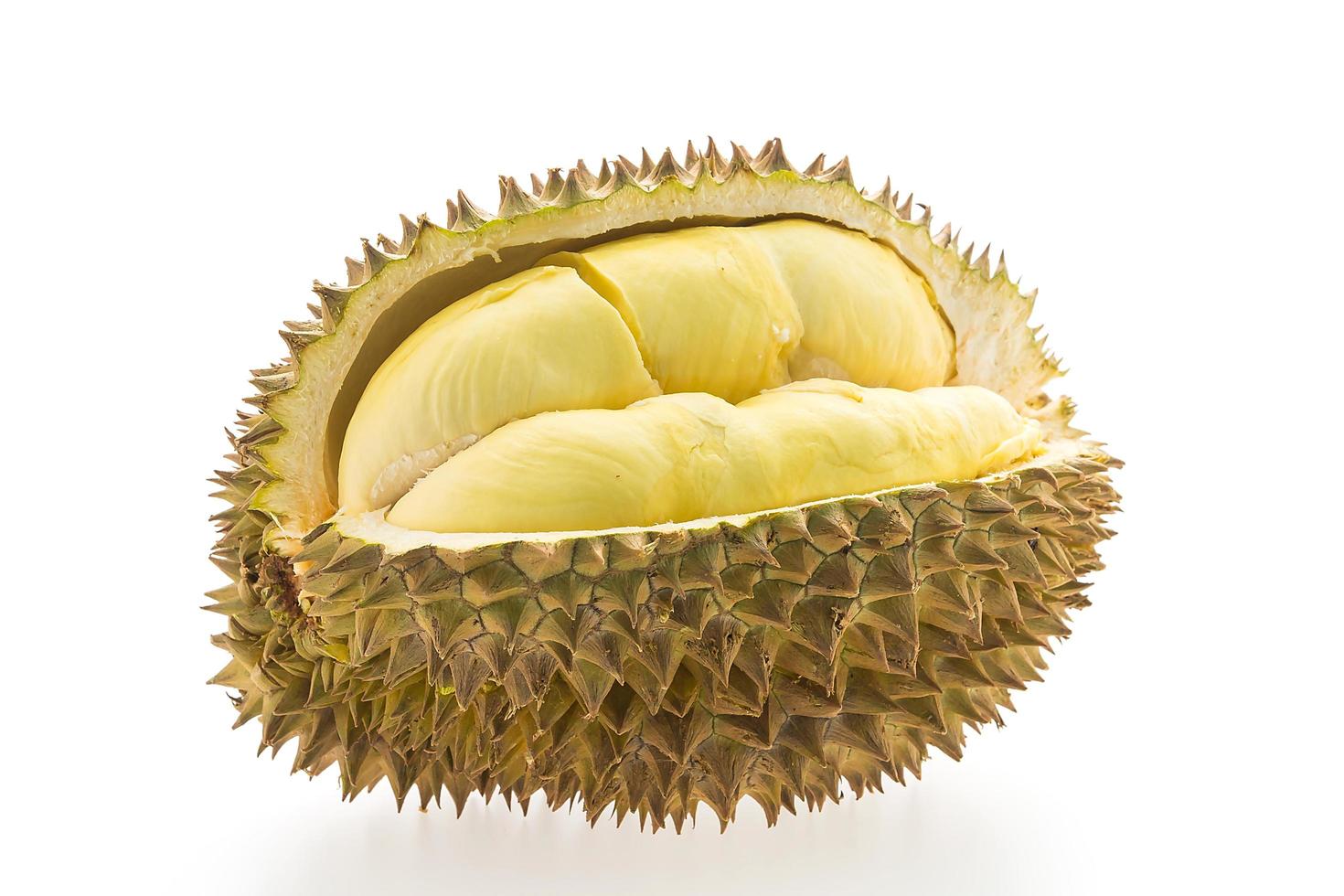 frutto di durian isolato foto