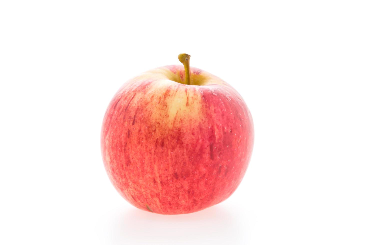 mela rossa isolata foto