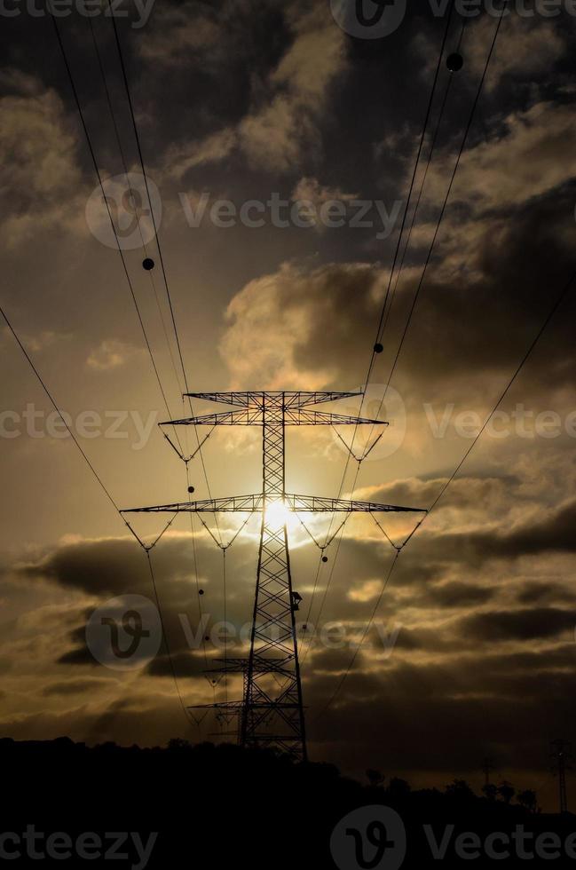 elettricità energia pilone foto