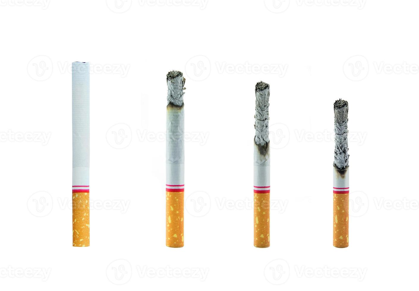 il confronto di sigaretta bruciato giù foto