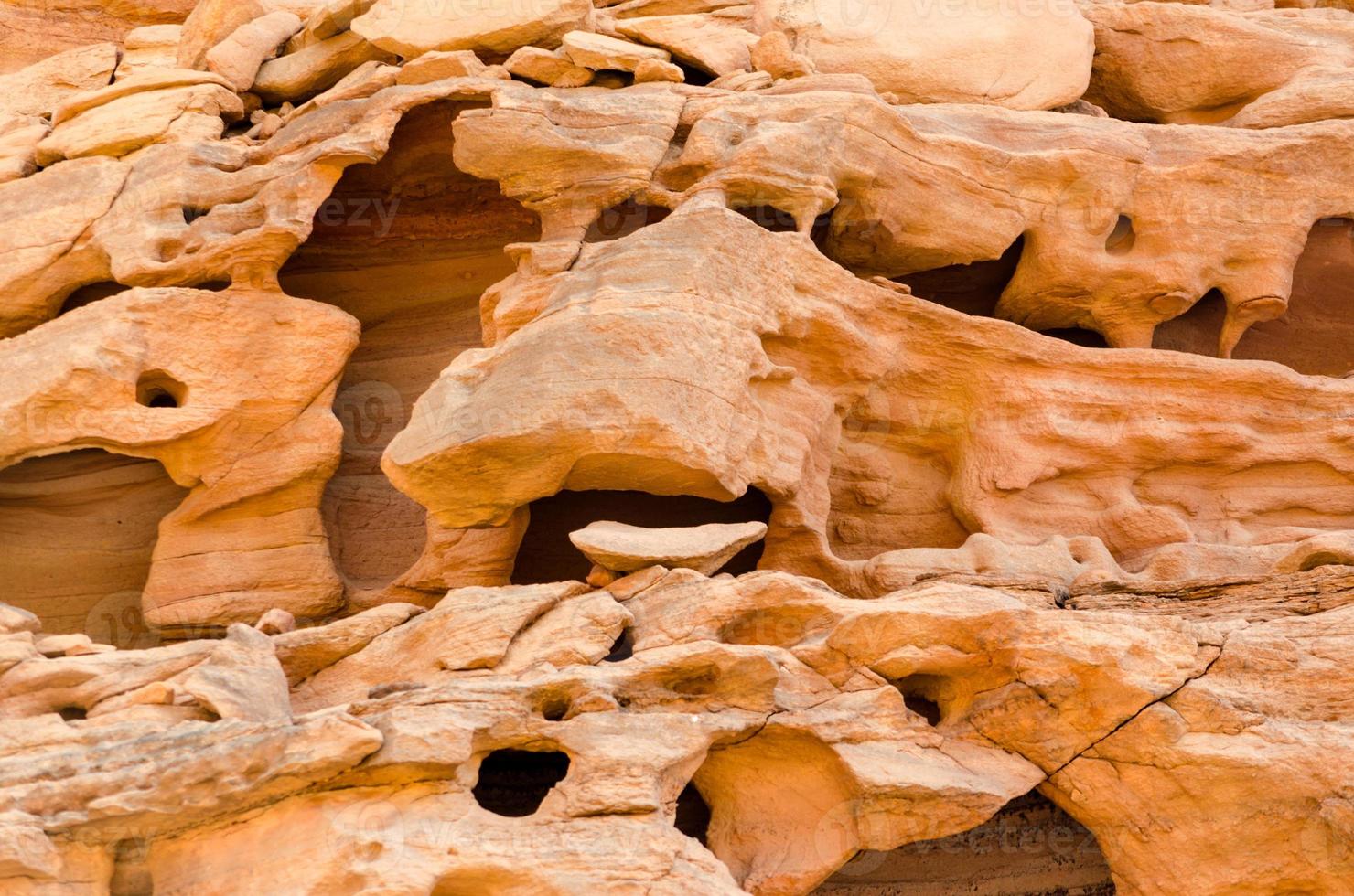 roccia arancione del canyon foto