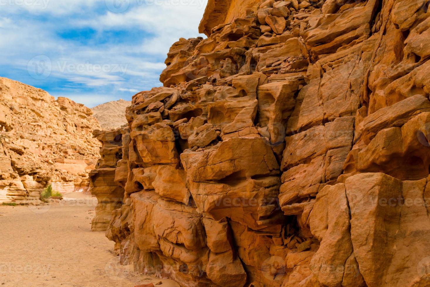 parete rocciosa del canyon foto