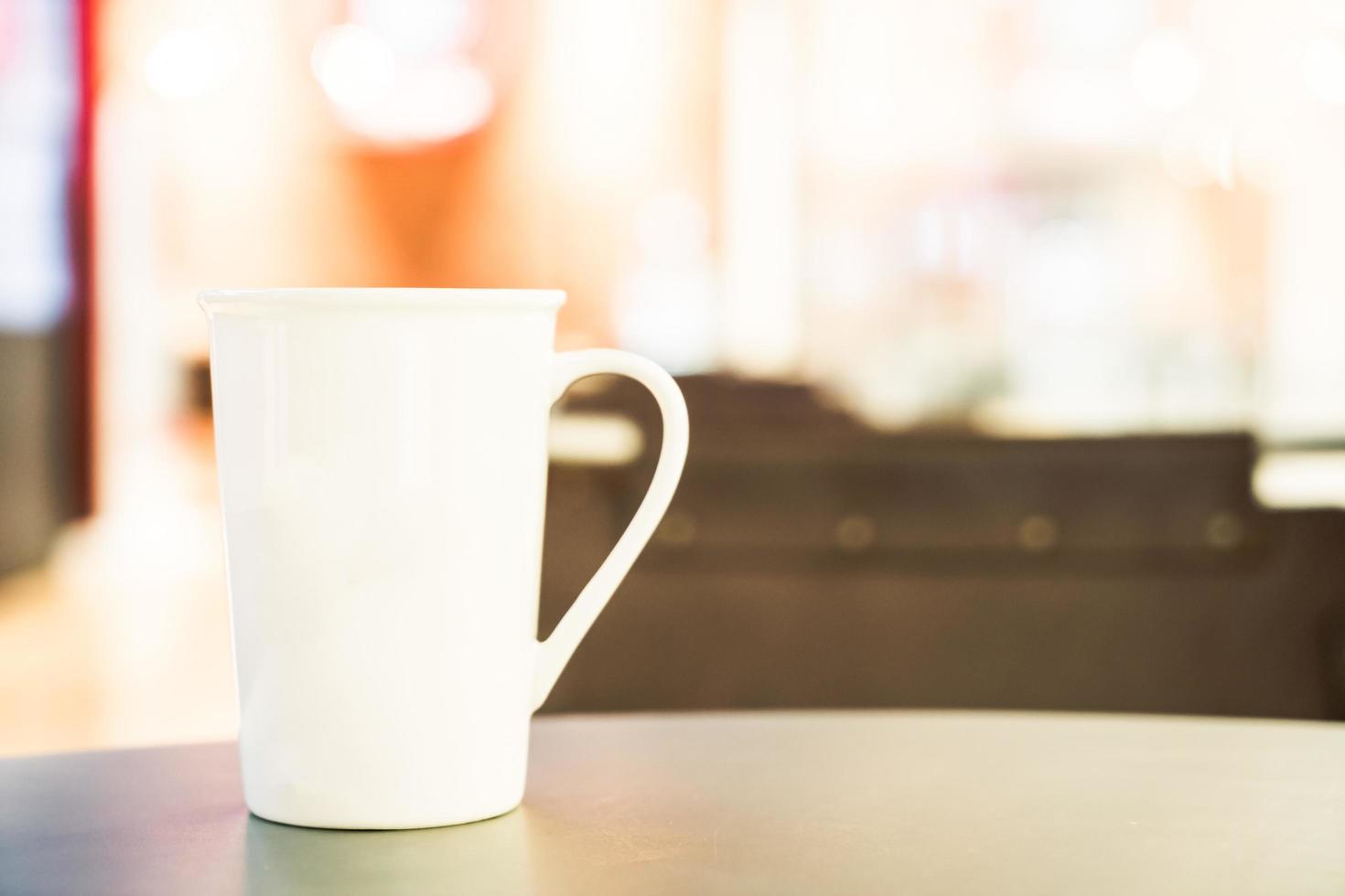 tazza di caffè bianco foto