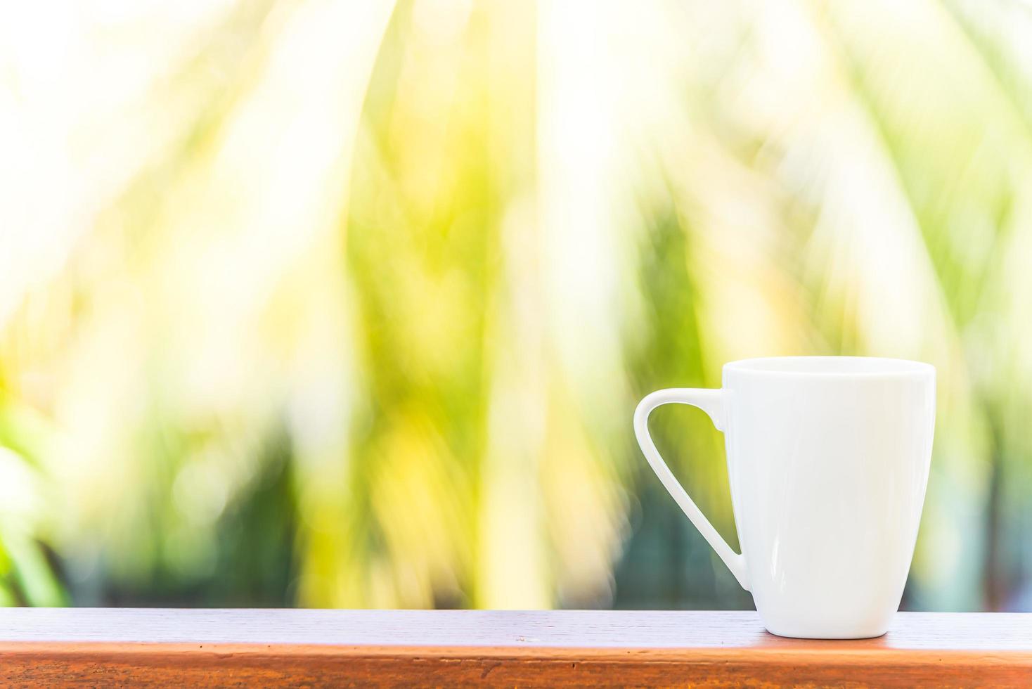 tazza di caffè bianco foto