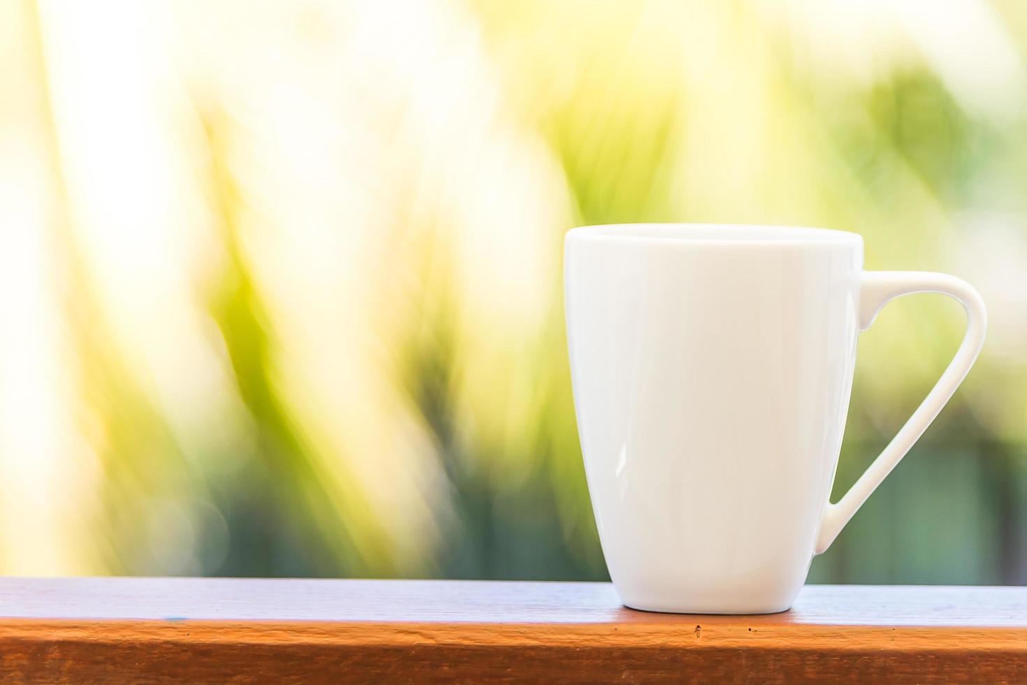 tazza di caffè bianco foto