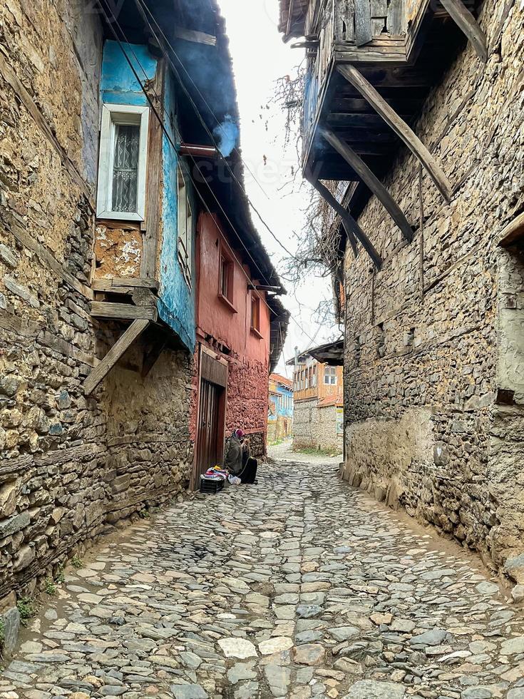 cumalikizik villaggio. 700 anni vecchio ottomano villaggio foto