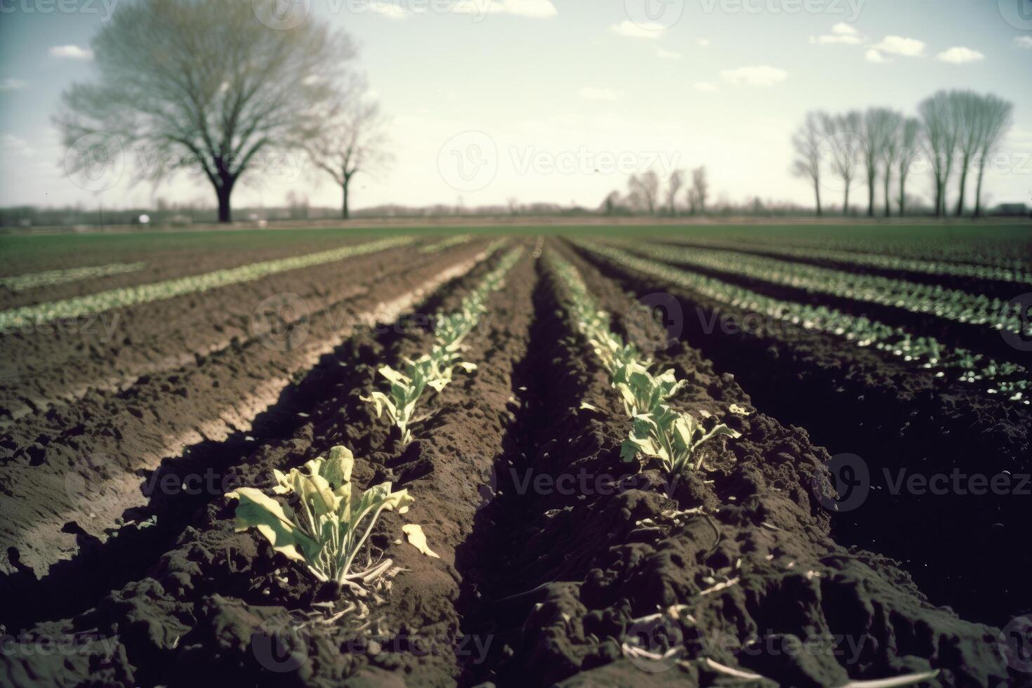 Locale azienda agricola praticante sostenibile agricoltura. generativo ai foto